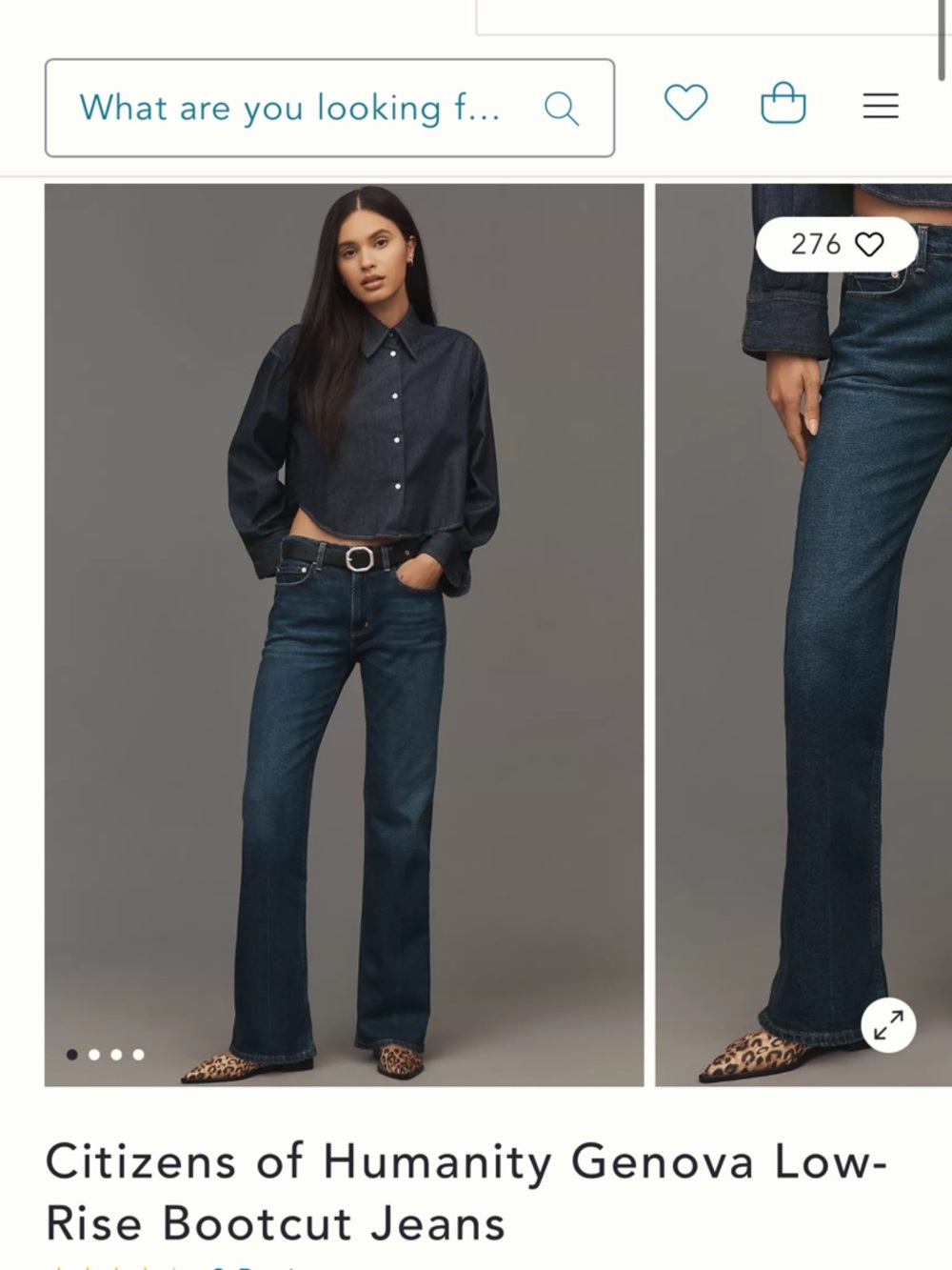 Citizens Of Humanity Dark Indigo Bootcut Jeans